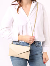 Pochette De Soir�e M Paddock Cuir Etrier Beige paddock TLOS1670-vue-porte