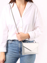 Pochette De Soir�e M Paddock Cuir Etrier Argent paddock TLOS1670-vue-porte