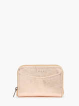 Porte-monnaie Etincelle Iris�e Cuir Etrier Rose etincelle irisee EETI900