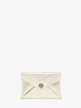 Card Holder Etincelle Iris�e Leather Etrier Gold etincelle irisee EETI5003