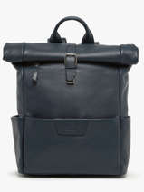 Sac � Dos Business Flandres 1 Compartiment Cuir Etrier Bleu flandres EFLA8102