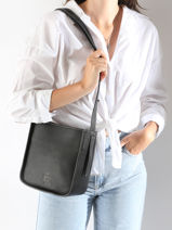 Sac Bandouli�re S Foudre Cuir Etrier Noir foudre EFOD087S-vue-porte