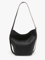 Sac Port� �paule Sac � Dos M Cavalier Cuir Etrier Noir cavalier ECLR126M