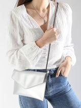 Pochette De Soir�e L Paddock Cuir Etrier Argent paddock EPAD075L-vue-porte