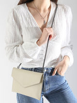 Pochette De Soir�e L Paddock Cuir Etrier Beige paddock EPAD075L-vue-porte