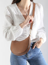 Sac Bandouli�re S Tradition Cuir Etrier Marron tradition ETRA102S-vue-porte