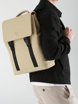 Sac � Dos Business Impulsion 1 Compartiment + Pc 15" Etrier Beige impulsion EIMP8221-vue-porte