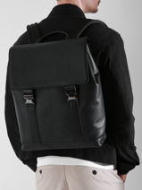 1 Compartment Backpack Fl�che With 15" Laptop Sleeve Etrier Black fleche EFLE8221-vue-porte