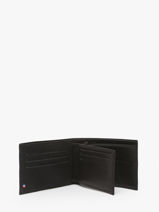 Leather Wallet Oil Etrier Black oil EOIL438-vue-porte