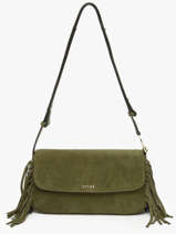 Sac Port� �paule Country Cuir Etrier Vert country ECOU145M