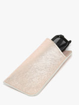 Sunglass Case Etincelle Iris�e Leather Etrier Pink etincelle irisee EETI5017-vue-porte
