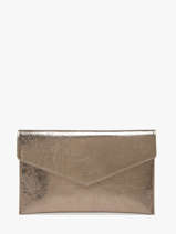 Large Leather Paddock Clutch Bag Etrier Brown paddock EPAD075L