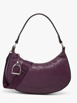 Sac Port� �paule M Altesse Cuir Etrier Violet altesse EALT017M