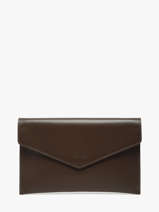 Pochette De Soir�e L Paddock Cuir Etrier Marron paddock EPAD075L