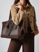 Cabas Brumby Etrier Marron brumby EBRU150L-vue-porte