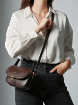 Sac Bandouli�re S Tradition Cuir Etrier Marron tradition ETRA059S-vue-porte