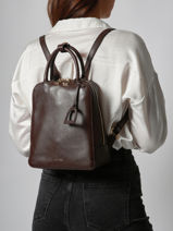 Sac � Dos Tradition Cuir Etrier Marron tradition ETRAB37S-vue-porte