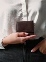 Porte-monnaie S Tradition Cuir Etrier Marron tradition ETRA095S-vue-porte