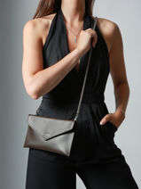 Pochette De Soir�e M Paddock Cuir Etrier Marron paddock TLOS1670-vue-porte