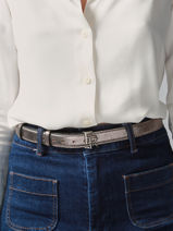 Adjustable Belt Jolly Leather Etrier Brown jolly EJOL414C-vue-porte