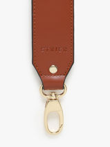 Leather Altair Shoulder Strap Etrier Brown altair EALA070L-vue-porte