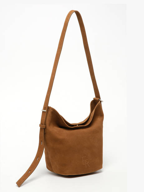 Shoulder Bag Backpack S Cavalier Nubuck Leather Etrier Brown cavalier nubuck ECAN126S other view 4