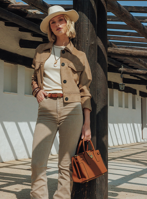 Sac port� main S Equestre